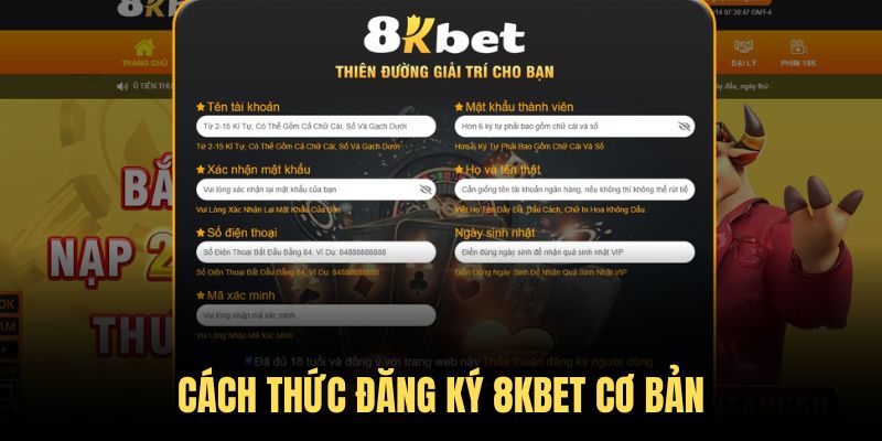 Cách thức đăng ký nhanh với quy trình an toàn nhất